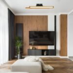 Aplică Remiel, metal negru mat, abajur alb, LED 12W, L80MM, H490MM