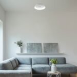 Plafonieră Veller, metal alb, LED 36W, Ø430MM