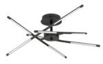 Plafonieră Henli, metal negru, abajur alb, LED 30W, L760MM, H760MM - imagine 3