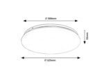 Plafonieră Vendel, metal alb, LED 18W, Ø325MM - imagine 8
