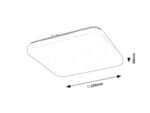 Plafonieră Vendel, metal alb, LED 18W, L320MM, H320MM - imagine 7