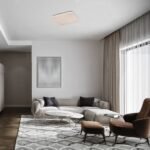 Plafonieră Vendel, metal alb, LED 24W, L370MM, H370MM
