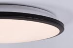 Plafonieră Engon, plastic negru, abajur alb, LED 18W, Ø270MM - imagine 5