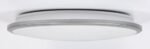 Plafonieră Engon, plastic argintiu, abajur alb, LED 24W, Ø380MM - imagine 4