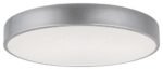 Plafonieră Octav2, metal argintiu, abajur alb, LED 24W, Ø400MM - imagine 4