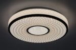 Plafonieră Sedona2, metal negru, abajur alb, LED 24W, Ø395MM - imagine 3