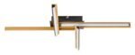Plafonieră Remiel, metal negru mat, abajur alb, LED 20W, L750MM, H620MM - imagine 5