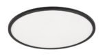 Lumină indirectă Ezio, plastic negru mat, abajur alb mat, LED 22W, Ø420MM - imagine 4