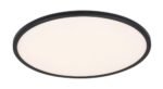 Lumină indirectă Ezio, plastic negru mat, abajur alb mat, LED 22W, Ø420MM - imagine 3