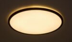 Lumină indirectă Ezio, plastic negru mat, abajur alb mat, LED 22W, Ø420MM - imagine 5