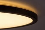 Lumină indirectă Ezio, plastic negru mat, abajur alb mat, LED 22W, Ø420MM - imagine 6