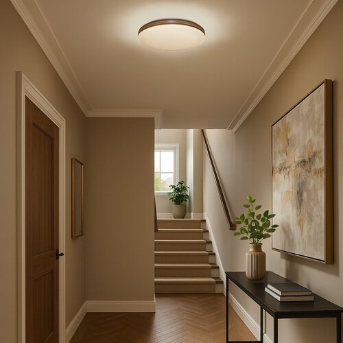 71173-e.jpg Plafonieră Oscar2, metal alb, LED 18W, Ø340MM (cod 71173) - imagine 1