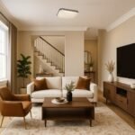 Plafonieră Oscar2, metal alb, LED 18W, L330MM, H330MM (cod 71174)