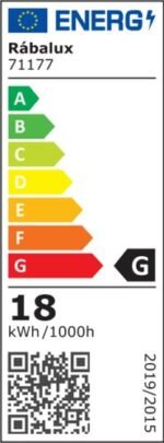 Plafonieră Oscar2, metal alb, LED 18W, Ø340MM (cod 71177) - imagine 8
