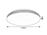 Plafonieră Oscar2, metal alb, LED 18W, Ø340MM (cod 71179) - imagine 5