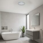 Plafonieră Oscar2, metal alb, LED 18W, Ø340MM (cod 71179)