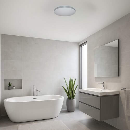 71179-e.jpg Plafonieră Oscar2, metal alb, LED 18W, Ø340MM (cod 71179) - imagine 1
