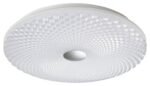 Plafonieră Galeti2, metal argintiu, abajur alb, LED 24W, Ø400MM - imagine 4
