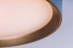 Plafonieră Liatris2, metal gri, abajur alb, LED 24W, Ø385MM - imagine 4