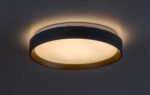 Plafonieră Liatris2, metal gri, abajur alb, LED 24W, Ø385MM - imagine 5