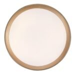 Plafonieră Liatris2, metal gri, abajur alb, LED 24W, Ø385MM - imagine 6