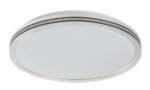 Plafonieră Monira, metal negru, abajur alb, LED 34W, Ø390MM - imagine 3