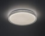 Plafonieră Monira, metal negru, abajur alb, LED 34W, Ø390MM - imagine 5