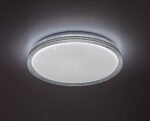 Plafonieră Monira, metal negru, abajur alb, LED 34W, Ø390MM - imagine 6