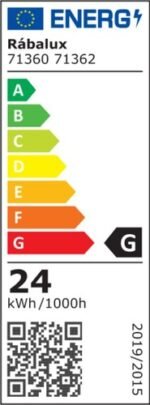 Plafonieră Cirano, metal negru, abajur alb, LED 24W, Ø400MM - imagine 10