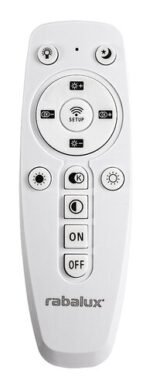 Plafonieră Isidora, metal gri-bej, abajur alb, LED 32W, Ø310MM - imagine 8
