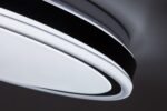 Plafonieră Corlet, metal negru, abajur alb, LED 20W, Ø385MM - imagine 8