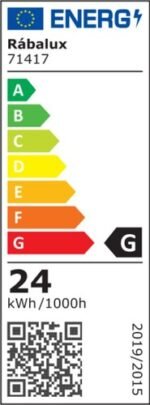 Plafonieră Maple2, metal/ lemn alb mat, abajur alb, LED 24W, Ø410MM - imagine 8