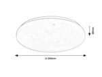 Plafonieră Danny2, metal alb, LED 12W, Ø260MM - imagine 11
