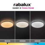 Plafonieră Danny2, metal alb, LED 60W, Ø580MM (cod 71447) - imagine 10