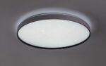 Plafonieră Zerava, metal negru, abajur alb, LED 60W, Ø580MM - imagine 6