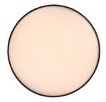 Plafonieră Zerava, metal negru, abajur alb, LED 60W, Ø580MM - imagine 7