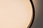Plafonieră Zerava, metal negru, abajur alb, LED 60W, Ø580MM - imagine 8