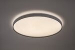Plafonieră Zerava, metal negru, abajur alb, LED 80W, Ø770MM - imagine 5