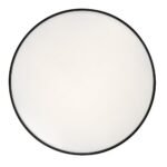 Plafonieră Zerava, metal negru, abajur alb, LED 80W, Ø770MM - imagine 7