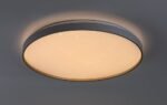 Plafonieră Zerava, metal auriu, abajur alb, LED 60W, Ø580MM - imagine 4