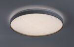 Plafonieră Zerava, metal auriu, abajur alb, LED 60W, Ø580MM - imagine 5
