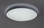 Plafonieră Zerava, metal auriu, abajur alb, LED 60W, Ø580MM - imagine 6