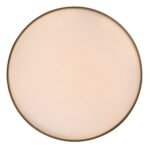 Plafonieră Zerava, metal auriu, abajur alb, LED 60W, Ø580MM - imagine 7