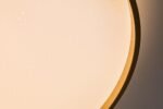 Plafonieră Zerava, metal auriu, abajur alb, LED 60W, Ø580MM - imagine 8