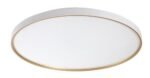 Plafonieră Zerava, metal auriu, abajur alb, LED 80W, Ø770MM - imagine 3