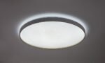 Plafonieră Zerava, metal auriu, abajur alb, LED 80W, Ø770MM - imagine 6