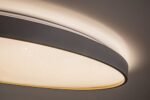 Plafonieră Zerava, metal auriu, abajur alb, LED 80W, Ø770MM - imagine 8