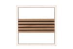 Plafonieră Noxelle, metal/ lemn negru mat/ stejar, abajur alb, LED 26W, L315MM - imagine 9