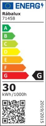 Plafonieră Noxelle, metal/ lemn negru mat/ stejar, abajur alb, LED 30W, L415MM - imagine 10