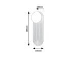 Aplică Glowbells, metal gri-bej, abajur alb, G9 x1 MAX 25W, H380MM - imagine 8